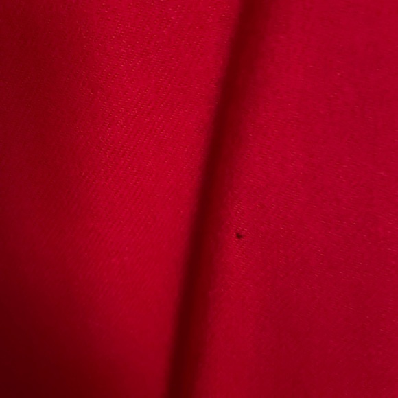 VINTAGE TiMlEsS BeAuTiFuL Liz Claiborne h0t rEd D0uBle-BrEaStEd bLaZeR - Picture 15 of 16